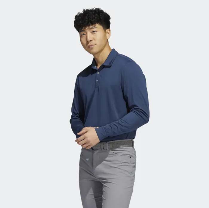 Áo polo xanh than dài tay đến từ thương hiệu ANN