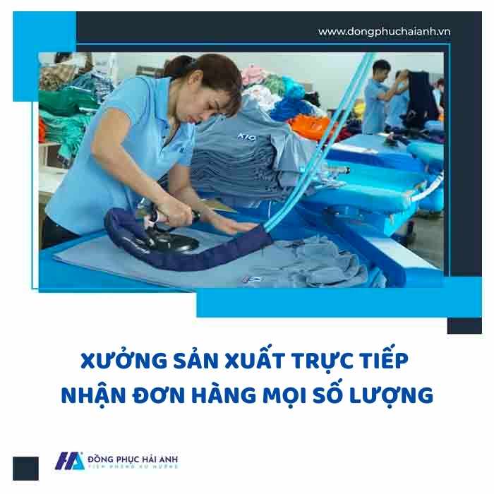 Công ty Hải Anh nhận đặt áo đồng phục số lượng ít