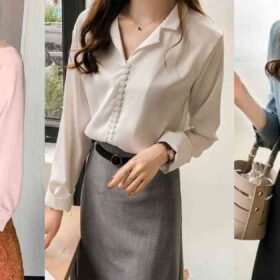 11 Mẫu áo sơ mi nữ công sở Hàn Quốc cao cấp, đẹp nhất