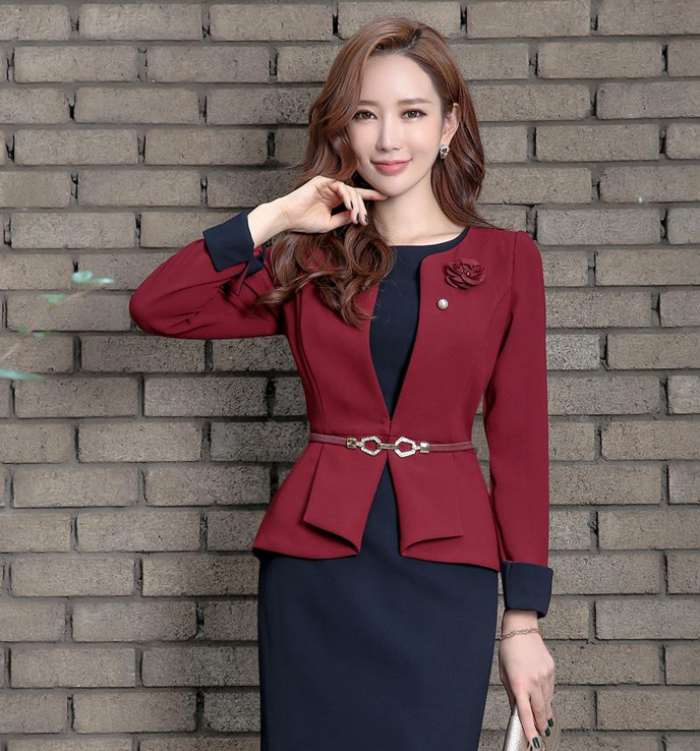 Những bộ vest nữ cách điệu chuẩn style Hàn Quốc