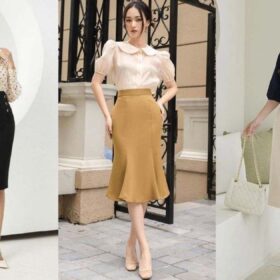 Các mẫu trang phục công sở Hàn Quốc xinh xắn cho phái đẹp