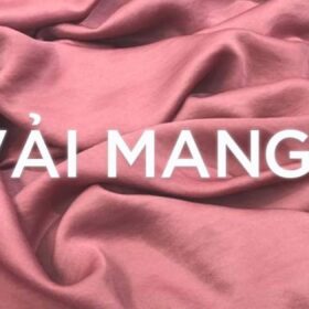 Vải lụa Mango Hàn Quốc cao cấp, mềm mịn
