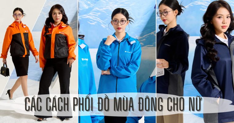 các cách phối đồ mùa đông cho nữ- đồng phục Hải Anh