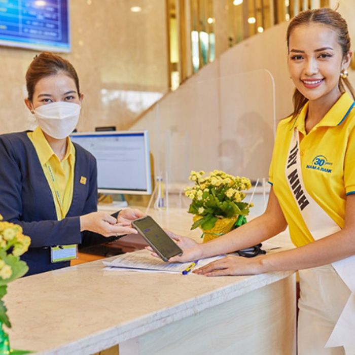 Chất liệu vải may đồng phục Nam Á Bank