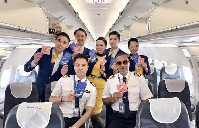 Áo sơ mi đồng phục phi công Vietravel Airlines chuyên nghiệp