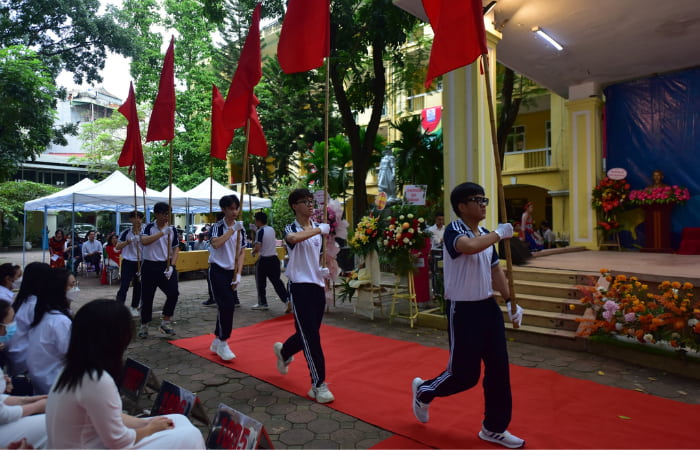 Đồng phục thể dục trường THPT Quang Trung Đống Đa