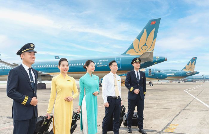 đồng phục Vietnam Airline thể hiện sự đoàn kết, ý thức và trách nhiệm