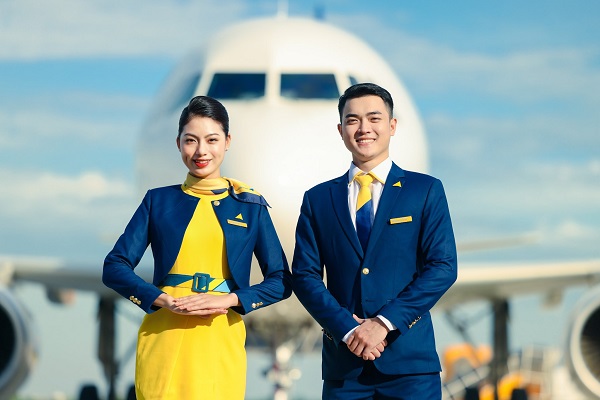 Đồng phục Vietravel Airlines được thiết kế riêng cho tiếp viên nam và nữ