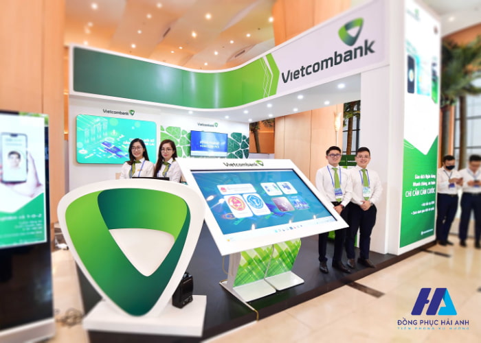 Logo đồng phục Vietcombank là đại diện cho tình yêu và niềm tin tương lai