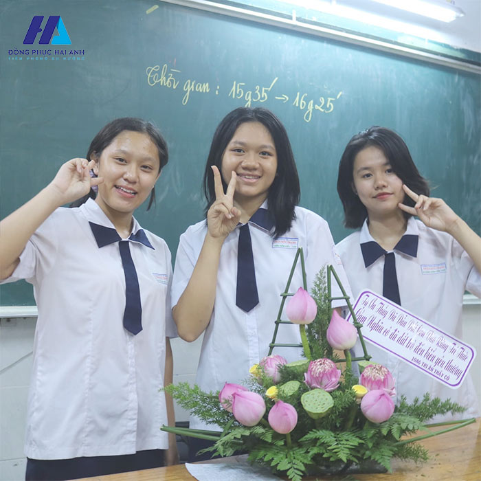 Các chất liệu vải được sử dụng để may đồng phục trường Trần Hữu Trang