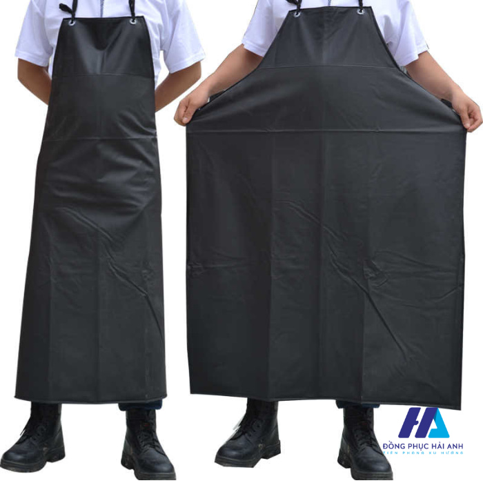 Đồng phục tạp dề dáng dài chống nước là trang phục thường thấy của nhiều ngành chế biến hoặc dọn dẹp