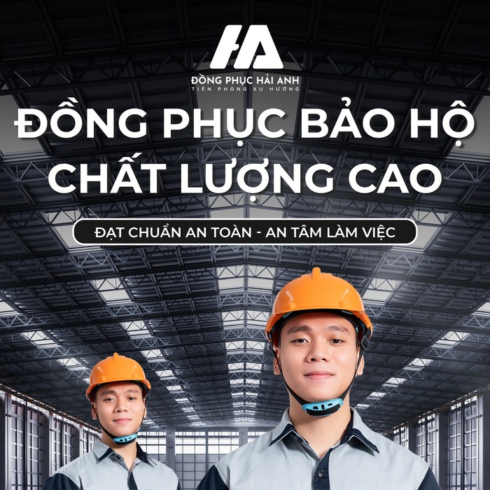 May đồng phục tại Gia La cho các ngành nghề đặc thù như xây dựng rất được xem trọng