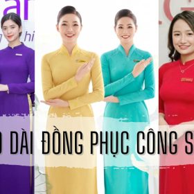 Áo Dài Đồng Phục Công Sở- đồng phục Hải Anh