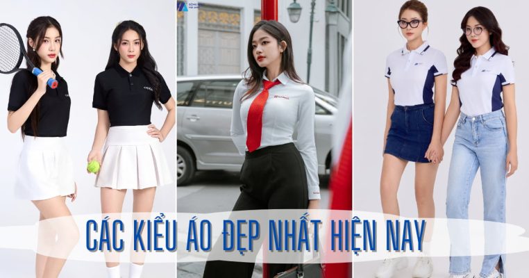 các kiểu áo đẹp nhất hiện nay- đồng phục Hải Anh