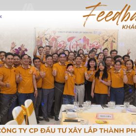 Feedback đồng phục công ty CP Đầu Tư Xây Lắp Thành Phú- Đồng phục Hải Anh