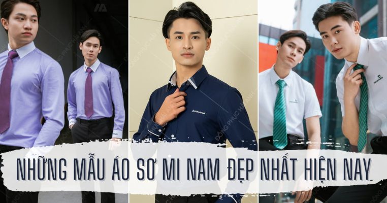 Những mẫu áo sơ mi nam đẹp nhất hiện nay- đồng phục Hải Anh