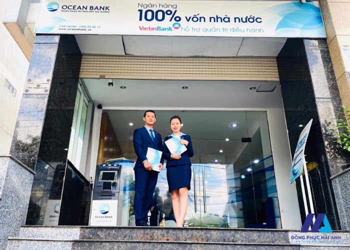 Đồng phục OceanBank sở hữu thiết kế trang nhã, thanh lịch và hiện đại