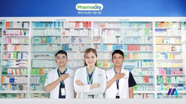 Đồng phục Pharmacity- đồng phục Hải Anh