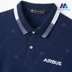áo đồng phục polo dài tay Airbus- đồng phục Hải Anh