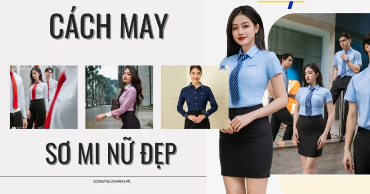 cách may áo sơ mi nữ đẹp- đồng phục Hải Anh