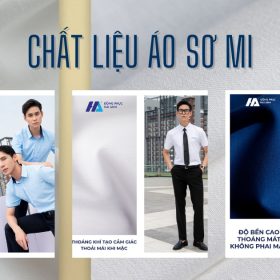 chất liệu áo sơ mi- đồng phục Hải Anh