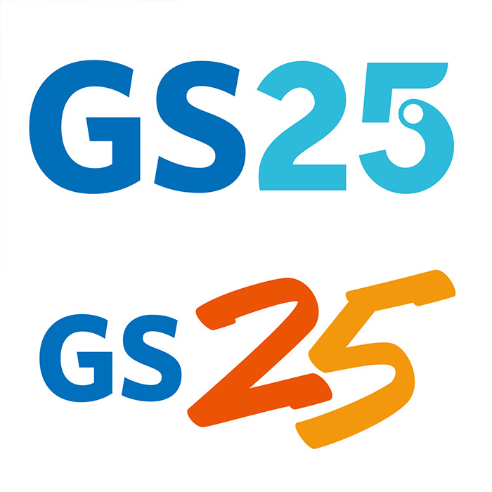 Sự thay đổi mang tính cách mạng của logo GS25 