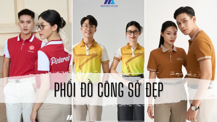 Phối đồ công sở đẹp- đồng phục Hải Anh