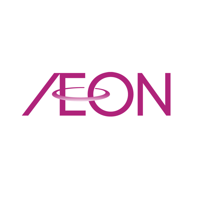 logo aeon mall được thiết kế đơn giản với mong muốn kết nối với khách hàng