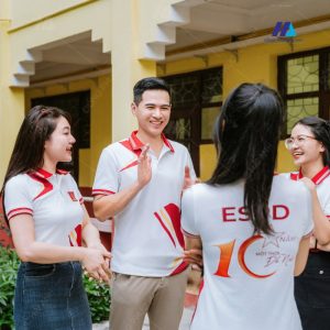 Mẫu đồng phục họp lớp 10 năm đại học Hà Nội -Đồng phục Hải Anh