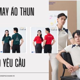 xưởng may áo thun theo yêu cầu- đồng phục Hải Anh