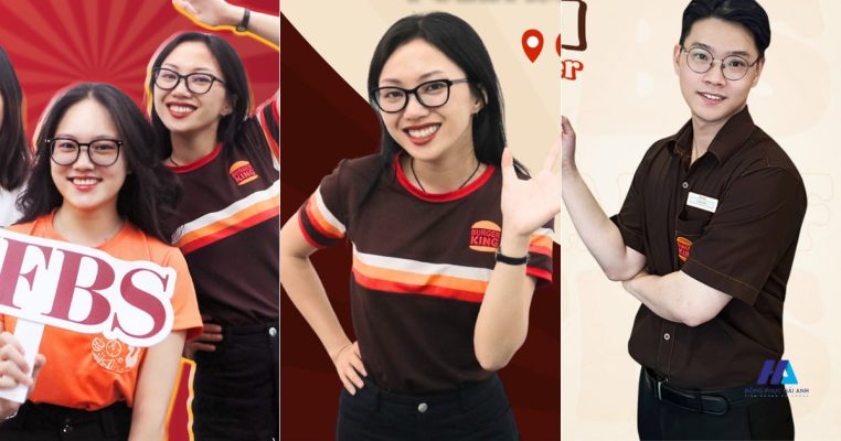 đồng phục burger king- đồng phục Hải Anh