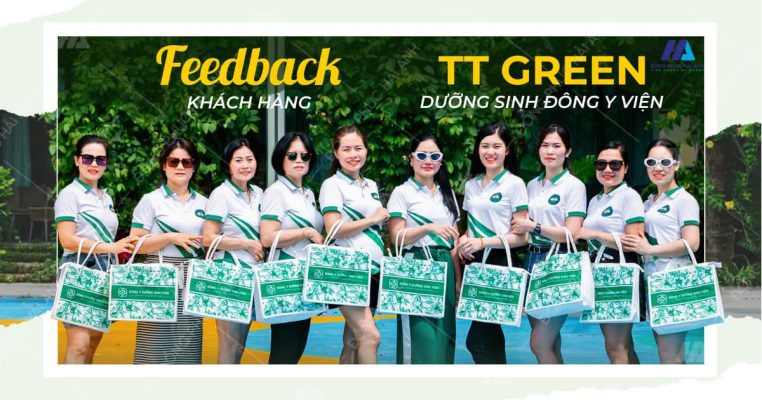 đồng phục TT GREEN Dưỡng Sinh Đông Y Viện- Đồng phục Hải Anh