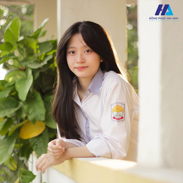 Chọn vải may áo sơ mi trắng đồng phục học sinh