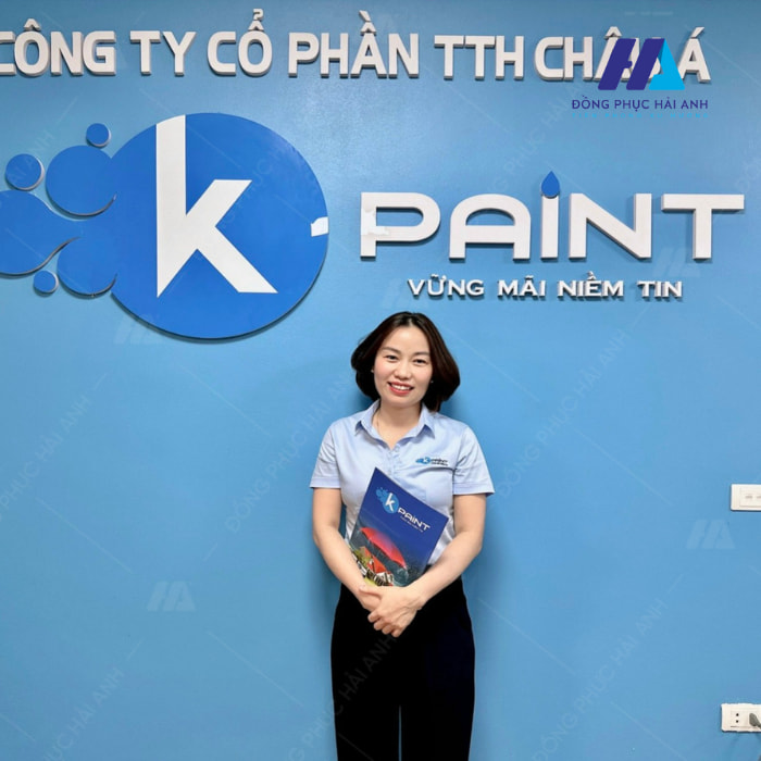 Đồng phục áo sơ mi Sơn KPaint thanh lịch và lịch sự