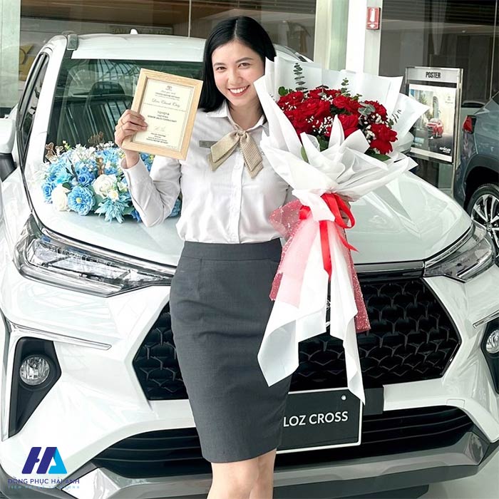 Đồng phục áo sơ mi Toyota thanh lịch, trang nhã 