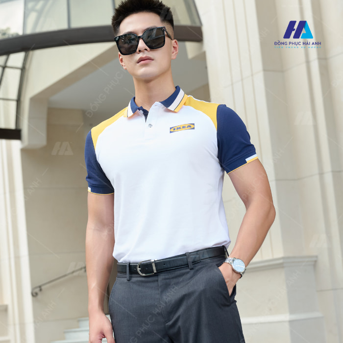 Vải cotton 100% luôn được yêu thích khi làm áo polo cho nam