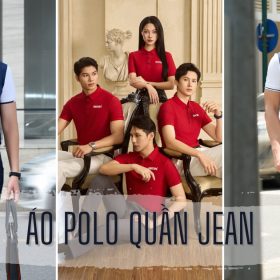 áo polo quần jean- đồng phục Hải Anh