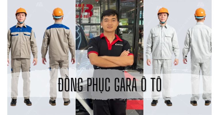 đồng phục gara ô tô- đồng phục Hải Anh