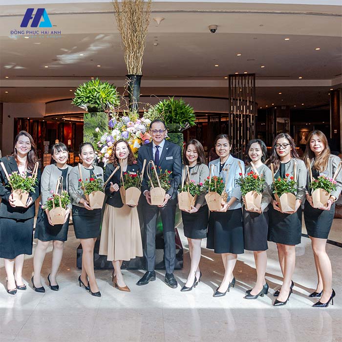 Đồng phục Sheraton Hotel giúp tăng cường hình ảnh chuyên nghiệp, uy tín 