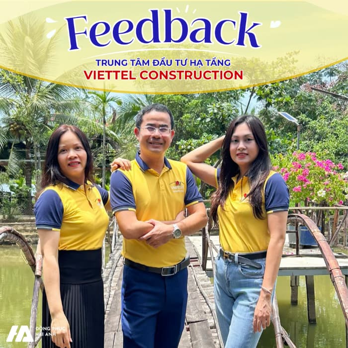 Đồng phục Viettel Construction trẻ trung, năng động và thanh lịch