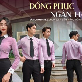 Áo sơ mi đồng phục techcombank