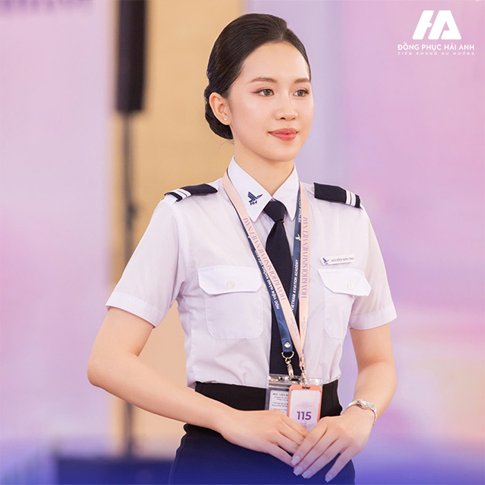 Hình ảnh chất liệu vải kate để may áo sơ mi đồng phục VAA
