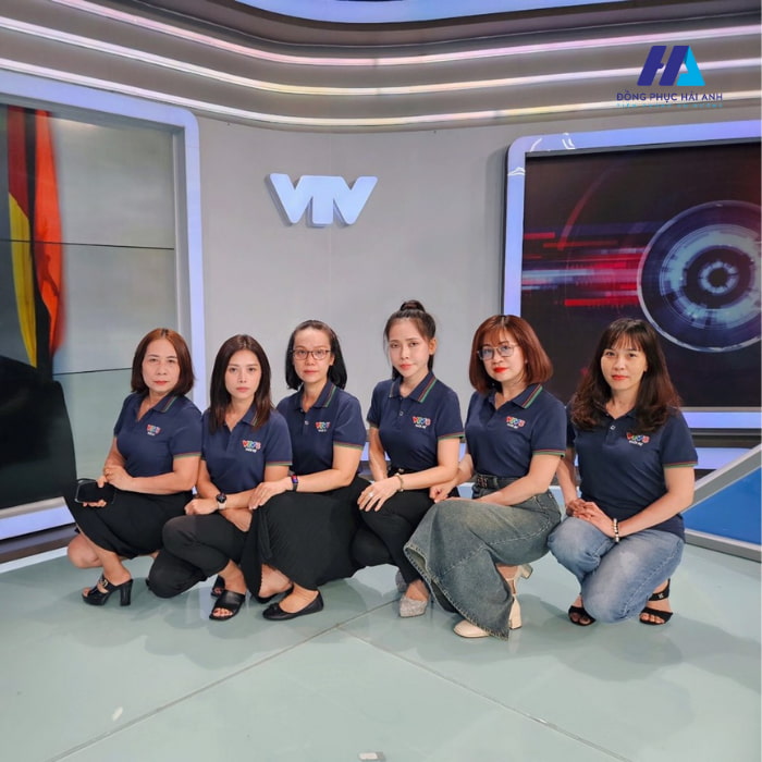 Khám phá mẫu áo polo đồng phục Đài truyền hình VTV8