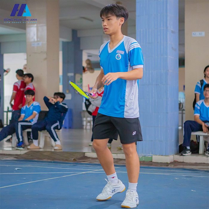 Bộ đồng phục thể dục trường Trần Phú đơn giản cho học sinh dễ dàng hoạt động