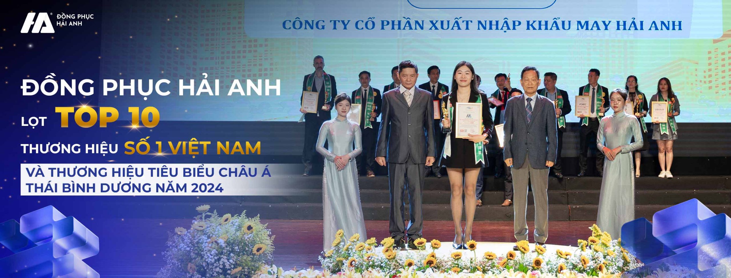 banner giải thưởng đồng phục hải anh