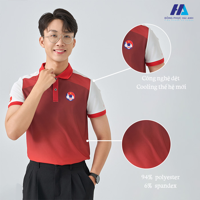 Thành phần chất liệu vải Aircool- Đồng phục Hải Anh