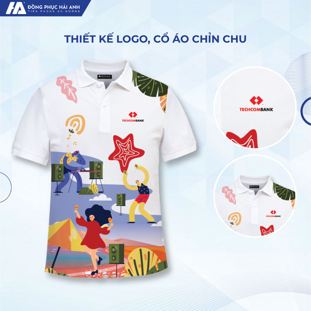 Thiết kế form áo polo thanh lịch, trẻ trung