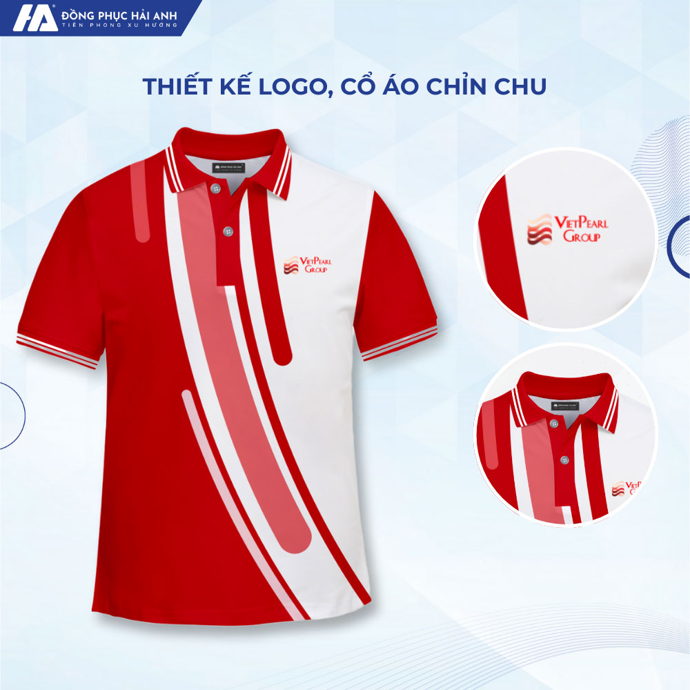 Thiết kế áo giúp hình ảnh đội ngũ nhân viên thêm phần chuyên nghiệp hơn