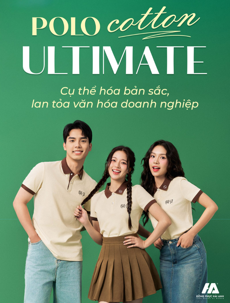 BST áo polo Cotton Ultimate năng động và trẻ trung
