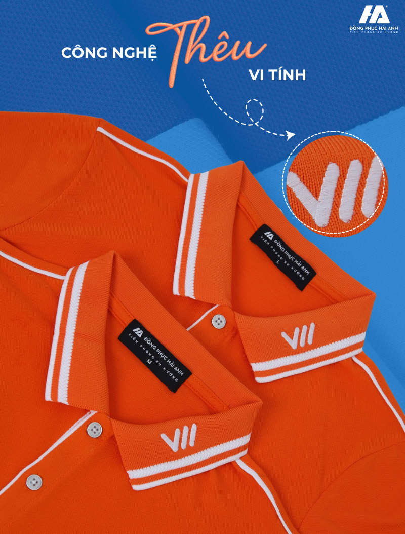 Công nghệ thêu giúp tạo hình thêu logo sắc nét với tính thẩm mỹ cao